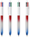 BIC 4 kleuren balpen Flags Collection - Rood - zilver - blauw