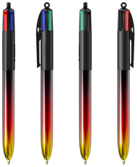 BIC 4 kleuren balpen Flags Collection