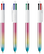 BIC 4 kleuren balpen Gradient - Roze/Geel/Turkoois