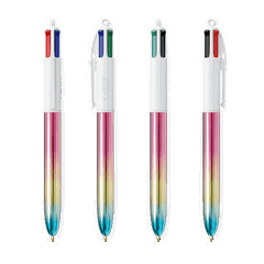 BIC 4 kleuren balpen Gradient