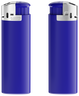 Porte-stylo bleu foncé, base, bouton-poussoir, capuchon chromé