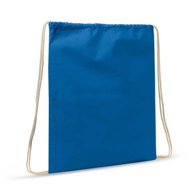 Rugzak katoen color OEKO-TEX® 140g/m² 35x45cm - Blauw