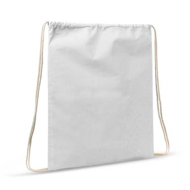 Rugzak katoen color OEKO-TEX® 140g/m² 35x45cm - Wit