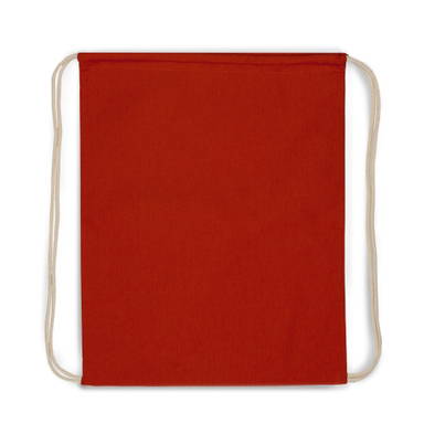 Rugzak katoen color OEKO-TEX® 140g/m² 35x45cm - Rood