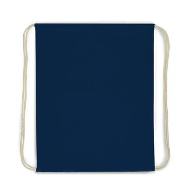 Rugzak katoen color OEKO-TEX® 140g/m² 35x45cm - Donkerblauw
