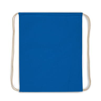 Rugzak katoen color OEKO-TEX® 140g/m² 35x45cm - Blauw