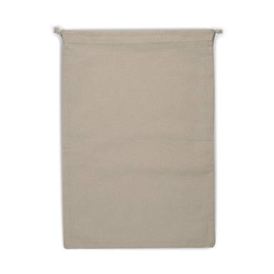 Herbruikbaar groente en fruit zakje OEKO-TEX® katoen ecru 30x40cm - Ecru