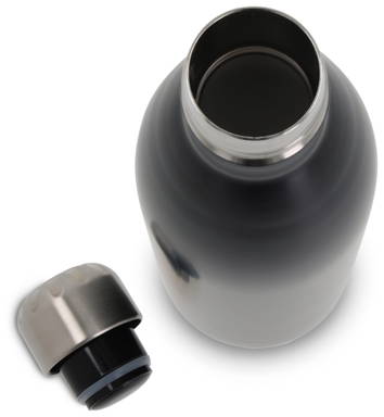 Botella térmica de 750 ml con aislamiento al vacío de doble pared - Negro