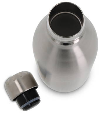 Botella térmica de 750 ml con aislamiento al vacío de doble pared - Plata