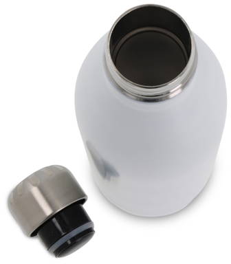 Botella térmica de 750 ml con aislamiento al vacío de doble pared - Blanco