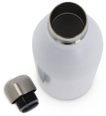 Borraccia termica sottovuoto a doppia parete da 1000 ml - Bianco