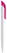 Toppoint Atlas hardcolour balpen - Wit / Roze