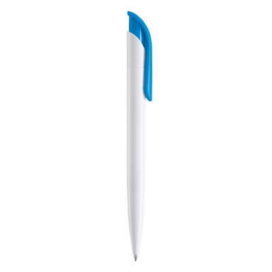 Stylos Toppoint Atlas hardcolour - Blanc / Bleu clair
