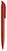 Toppoint Atlas hardcolour balpen - Rood
