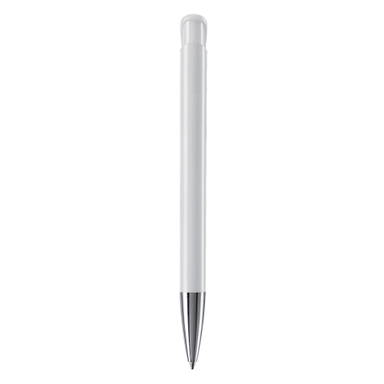 Toppoint Atlas hardcolour metal tip ballpoint pen - White