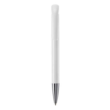 Toppoint Atlas hardcolour metal tip ballpoint pen - White