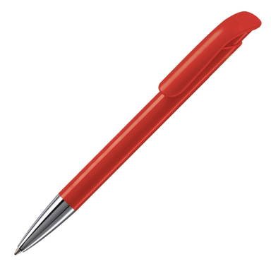 Toppoint Atlas hardcolour metal tip ballpoint pen - Red