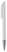 Toppoint Atlas hardcolour metal tip balpen  - Wit