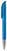 Toppoint Atlas transparant metal tip balpen - Transparant / Blauw