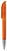 Toppoint Atlas transparant metal tip balpen - Transparant / Oranje