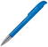 Toppoint Atlas transparant metal tip balpen - Transparant / Blauw