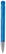 Toppoint Atlas transparant metal tip balpen - Transparant / Blauw