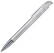 Toppoint Atlas transparant metal tip balpen - Transparant / Wit