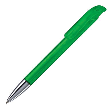 Stylo bille Toppoint Atlas transparent pointe métallique - Transparent / Vert