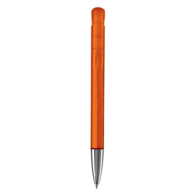 Stylo bille Toppoint Atlas transparent pointe métallique - Transparent / Orange