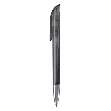 Stylo bille Toppoint Atlas transparent pointe métallique - Transparent / Noir