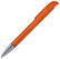 Toppoint Atlas transparant metal tip balpen - Transparant / Oranje