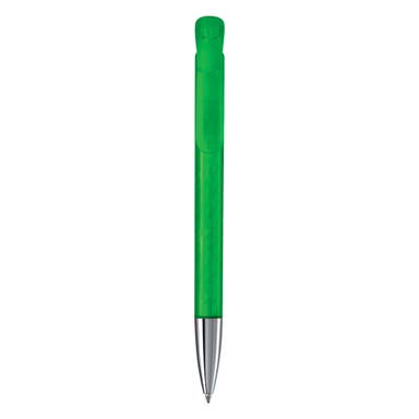 Stylo bille Toppoint Atlas transparent pointe métallique - Transparent / Vert