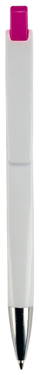  Toppoint Riva hardcolour balpen - Wit / Donker Roze