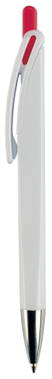  Toppoint Riva hardcolour balpen - Wit / Rood