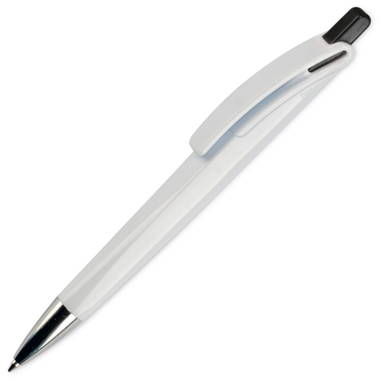  Toppoint Riva hardcolour balpen - Wit / Zwart