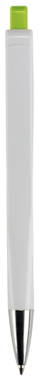  Toppoint Riva hardcolour balpen - Wit / Lichtgroen