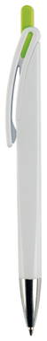  Toppoint Riva hardcolour balpen - Wit / Lichtgroen