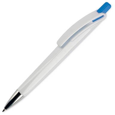  Toppoint Riva hardcolour balpen - Wit / Blauw