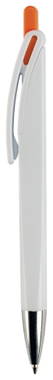  Toppoint Riva hardcolour balpen - Wit / Oranje