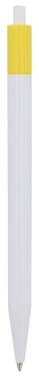 Toppoint Kuma hardcolour balpen - Wit / Geel