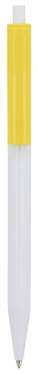 Toppoint Kuma hardcolour balpen - Wit / Geel