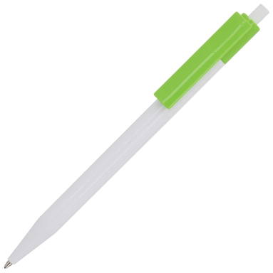 Toppoint Kuma hardcolour balpen - Wit / Lichtgroen
