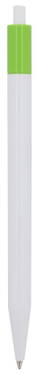 Toppoint Kuma hardcolour balpen - Wit / Lichtgroen