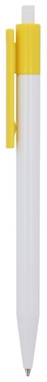 Toppoint Kuma hardcolour balpen - Wit / Geel