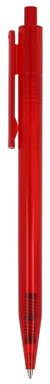 Toppoint Kuma transparant balpen - Transparant / Rood