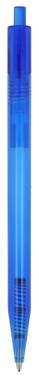Toppoint Kuma transparant balpen - Transparant / Blauw