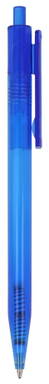 Toppoint Kuma transparant balpen - Transparant / Blauw