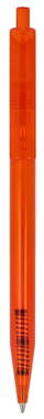 Toppoint Kuma transparant balpen - Transparant / Oranje