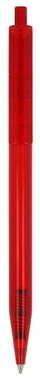 Toppoint Kuma transparant balpen - Transparant / Rood