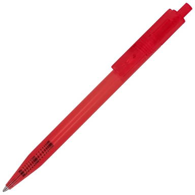 Toppoint Kuma transparant balpen - Transparant / Rood